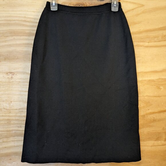 Classic Black Pencil Skirt - Picture 1 of 8